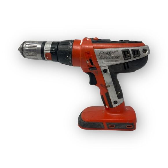 Black & Decker Fire Storm 18V Cordless Drill FS1800D No Battery Works Used - Picture 1 of 11